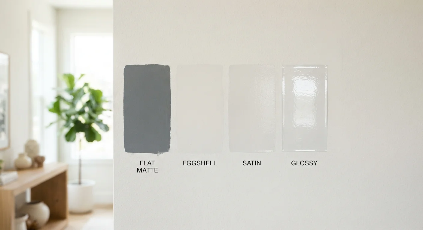 Indoor Paint Finishes Decoded: Flat, Eggshell, Satin, and Semi-Gloss