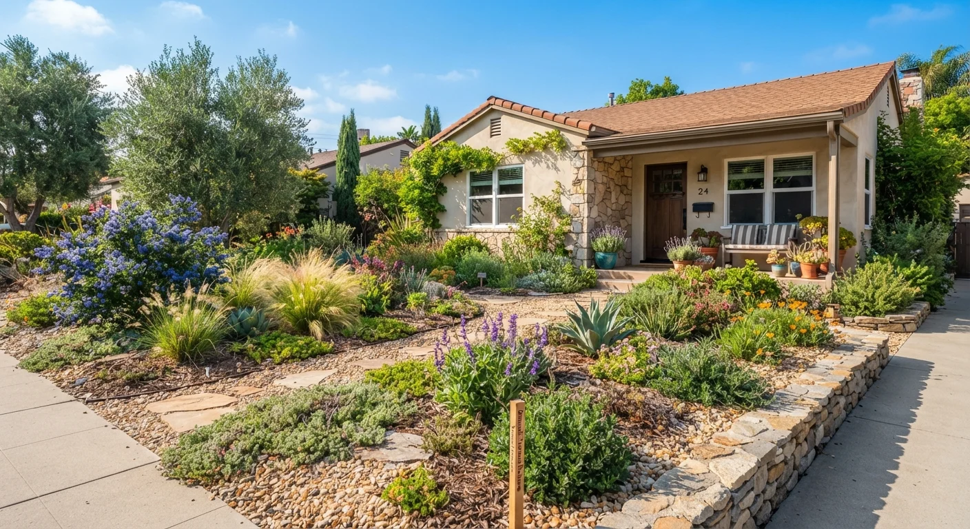 Low-Water Front Yard Plants That Actually Survive a Hot American Summer